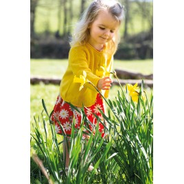 Frugi Piper Pointelle Cardigan Bumblebee