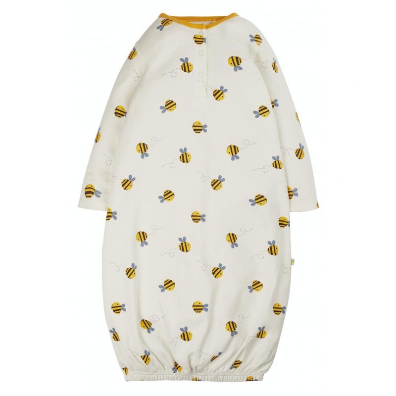 Frugi Sleepy Baby Gown - newborn-3 months Buzzy Bee