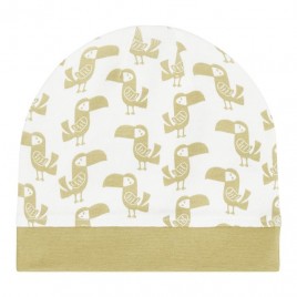 Sense Organics Yo Baby Hat AOP Toucan Khaki