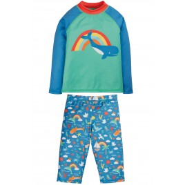 Frugi Sun Safe Set Cobalt Whale