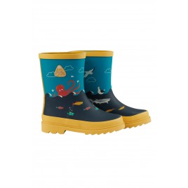 Frugi Explorer Wellington Boots What Lies Below