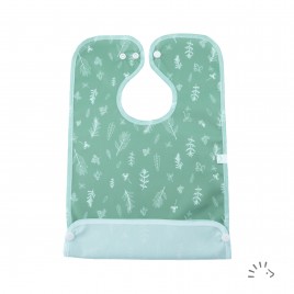 Iobio Bib Waterproof 24cm green leaves
