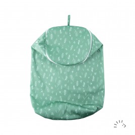 Popolini Nappy Bag RONDO green leaves