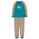 Frugi Kernow Pyjamas White Rainbow Stripe/Peg