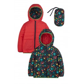 Frugi Reversible Toasty Trail Jacket Blooming Bright