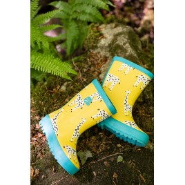 Frugi Puddle Buster Wellington Boots Bumblebee Giraffe