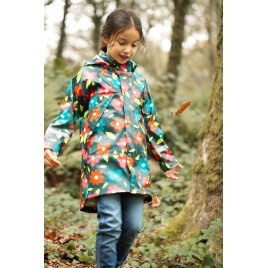 Frugi Rainy Days Coat Autumn Bloom