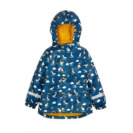 Frugi Puddle Buster Coat Puffin Puddles