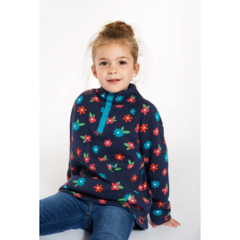Frugi Snuggle Fleece Indigo Bloom