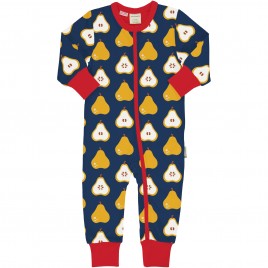 Maxomorra Rompersuit LS garden pear