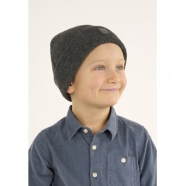 Knowledge Wool beanie Dark Grey Melange