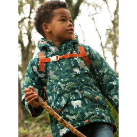 Frugi Explorer Waterproof Coat Farm Life