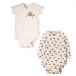 Frugi Shay 2 Pack Body Hedgehog Huddle