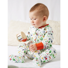 Frugi Lovely Babygrow Frugi Farm