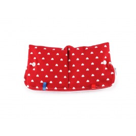 Terra Gaia Moon Pouch Red Hearts