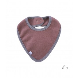 Iobio Bandana cotton fleece GOTS blackberry mélange