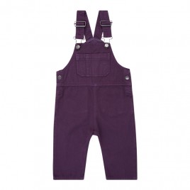 Sense Organics Janis Baby Dungaree Aubergine