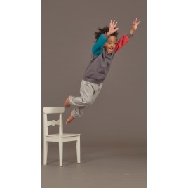 Sense Organics Dongo Sweater Dark Grey-Red-Petrol