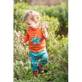 Frugi Parsnip Pants BLue Frugi Farm