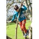 Frugi Printed Snug Joggers rhino friends