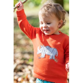 Frugi Easy on Jumper bonfire/rhino
