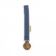 Filibabba Pacifier Holder with velcro closure Warm Blue