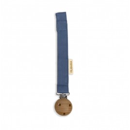 Filibabba Pacifier Holder with velcro closure Warm Blue