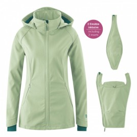 Mamalila Softshell Babywearing Jacket Allrounder mint