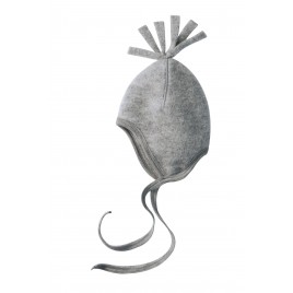 Engel Baby-Hat, Fleece Hellgrau mélange
