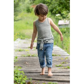 Engel Children's singlet light grey mélange