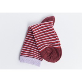 Leela Cotton Socken bordeaux/rot