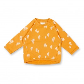 Sense Organics Etu Sweater Cactus Outline Curry