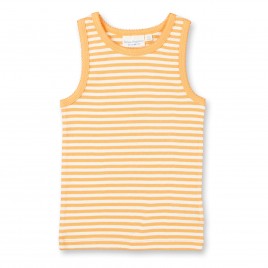 Sense Organics Dana Retro Vest Apricot Stripes Small