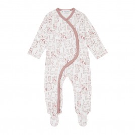 Sense Organics Valo Baby Wrap Growsuit L/S Cats