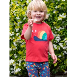Kite T-Shirt Rainbow Snail