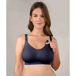 Bravado Body Silk Seamless Nursing Bra navy