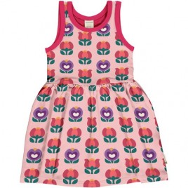 Maxomorra Dress Spin NS Picknick Tulip