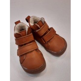 Pololo Barefoot winter boot light brown  wollfleece