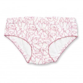 Sense Organics PARIS RETRO Slips 2 Pack AOP Cats Outline