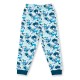 Sense Organics LONG JOHN RETRO Pyjama AOP Bear Shapes