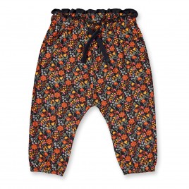 Sense Organics VANNA Baby Pant AOP Disy Flower Black