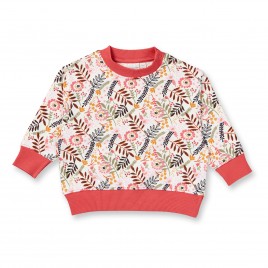 Sense Organics DARI Sweater AOP Mixed Flowers