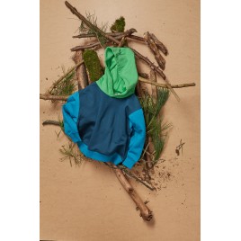 Sense Organics LIAM Hooded Sweater Dark Teal Petrol Apple