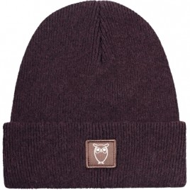 Knowledge Kids Wool beanie deep mahogany